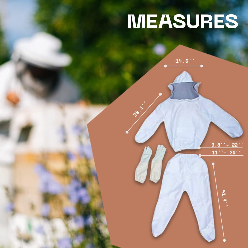 size of a beekeeping suit